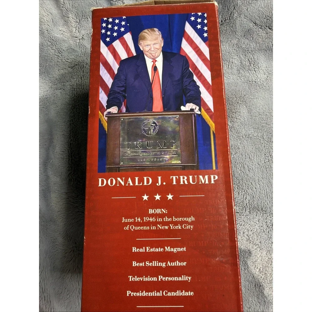 Limited Edition President Donald Trump Bobblehead Collectible Figure MAGA Hat
